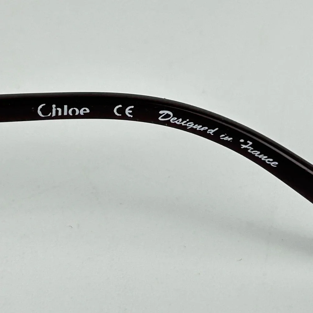 Chloe CL1208 C03 Unisex Eyeglasses Frame Silver‎ & Black Full Rim 51-19-130 mm